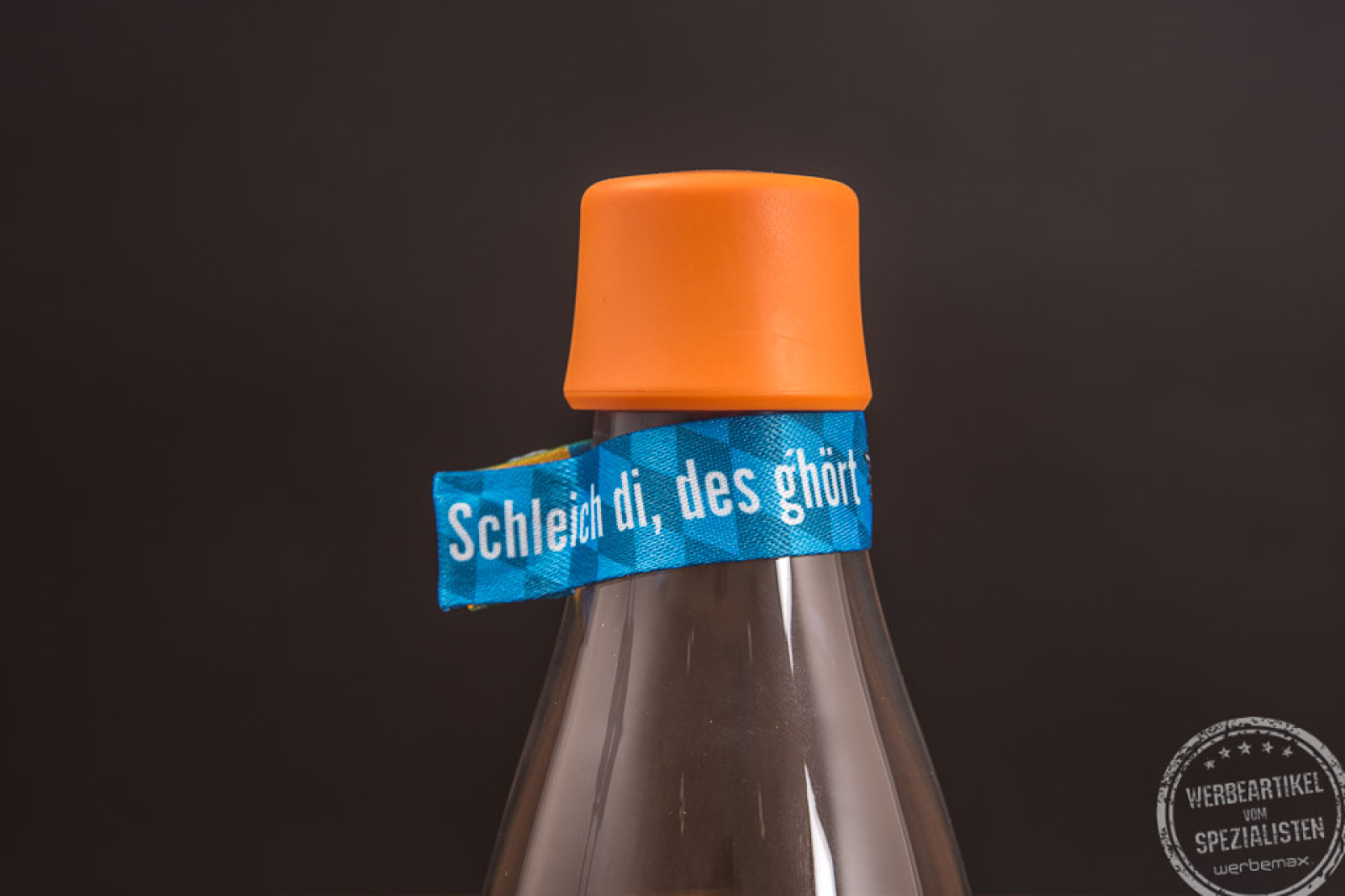 Flaschenanhänger mit Magnet ECOflip mit Logo