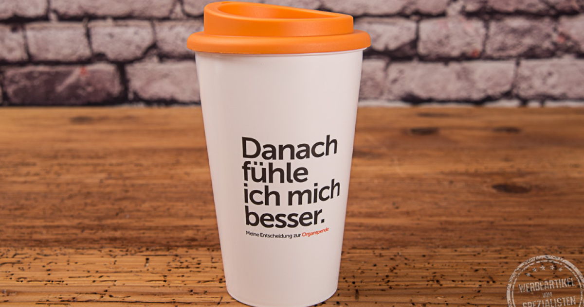 To go Becher Organspende