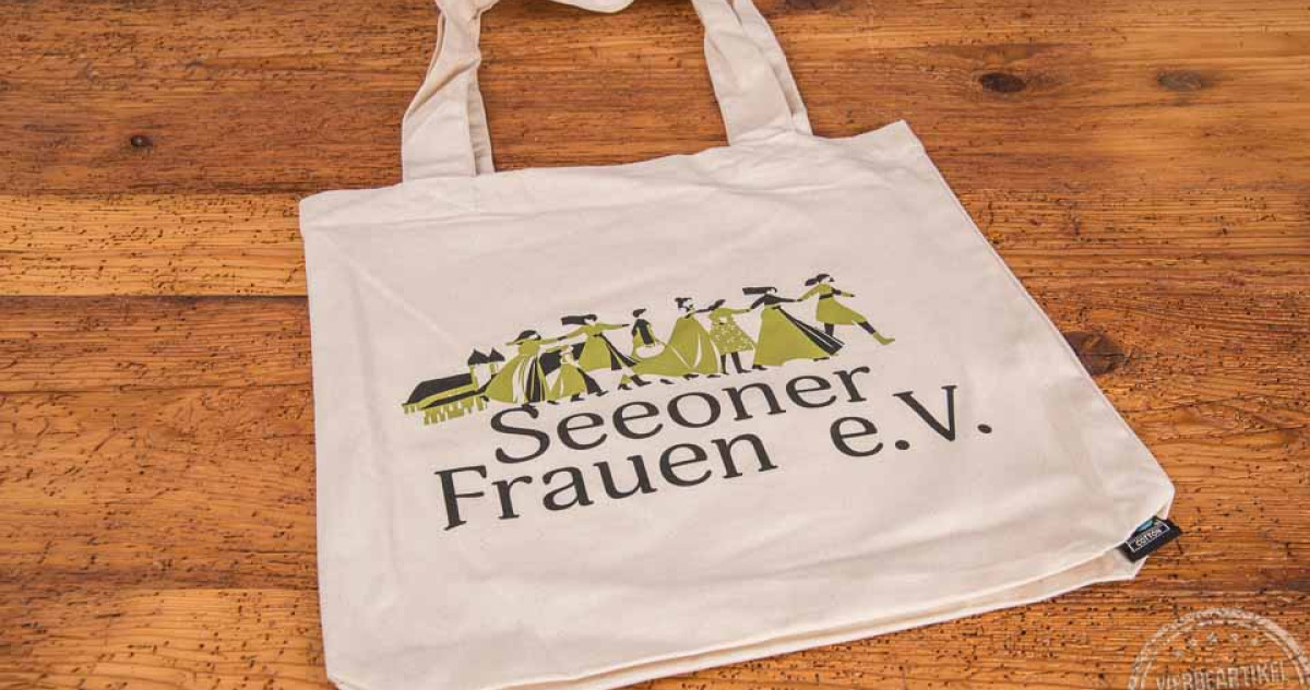 Baumwolltasche bedruckt mit Logo Seeoner Frauen