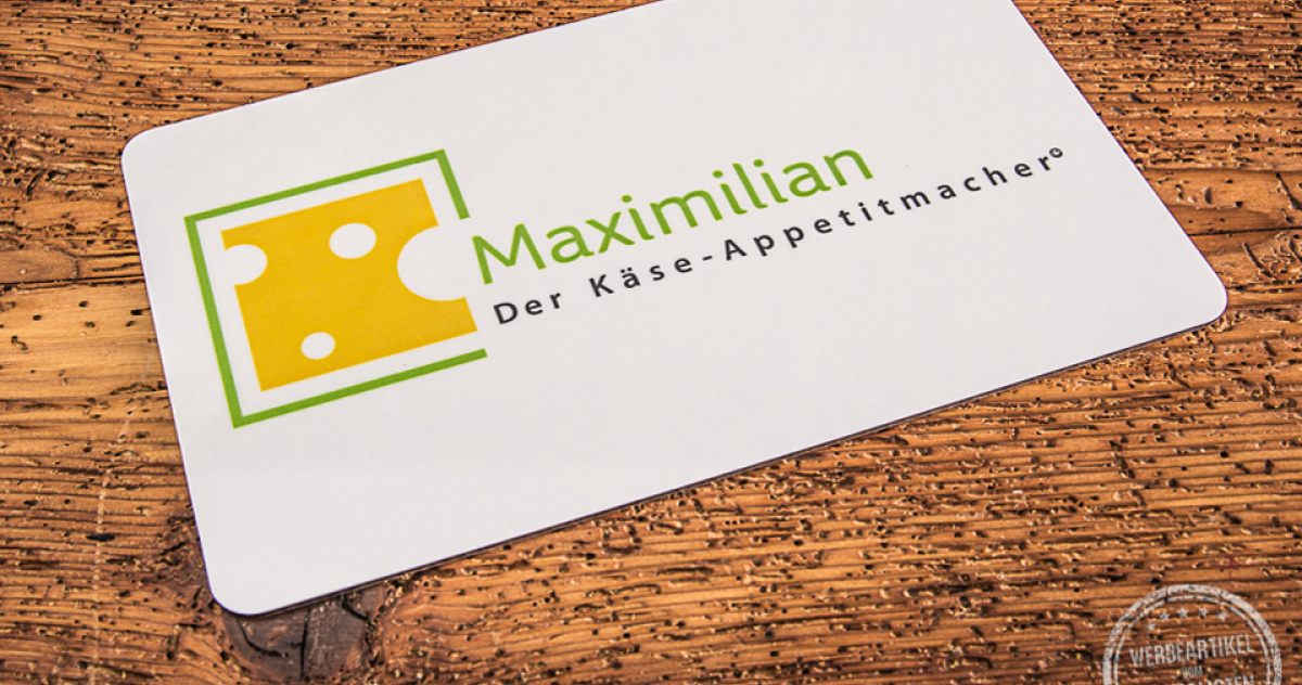 Personalisiertes Fr&uuml;hst&uuml;cksbrettchen mit Namen f&uuml;r FRISCHPACK - Die K&auml;se-Appetitmacher. 