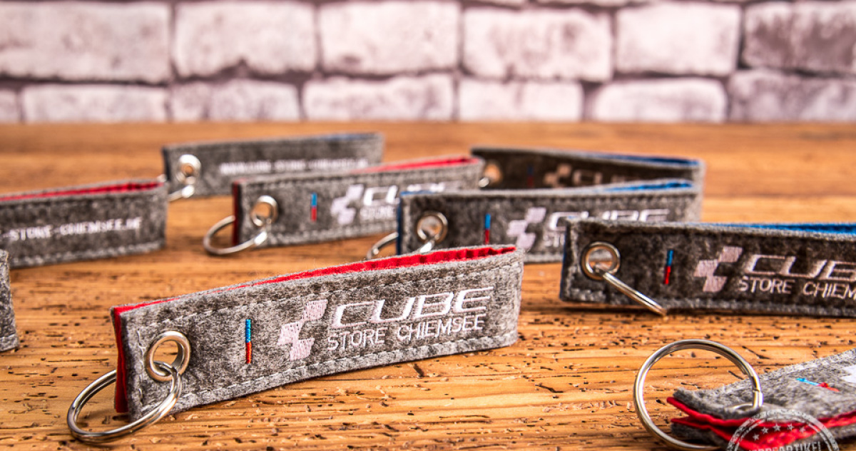 filzschl&uuml;sselanh&auml;nger cube bike