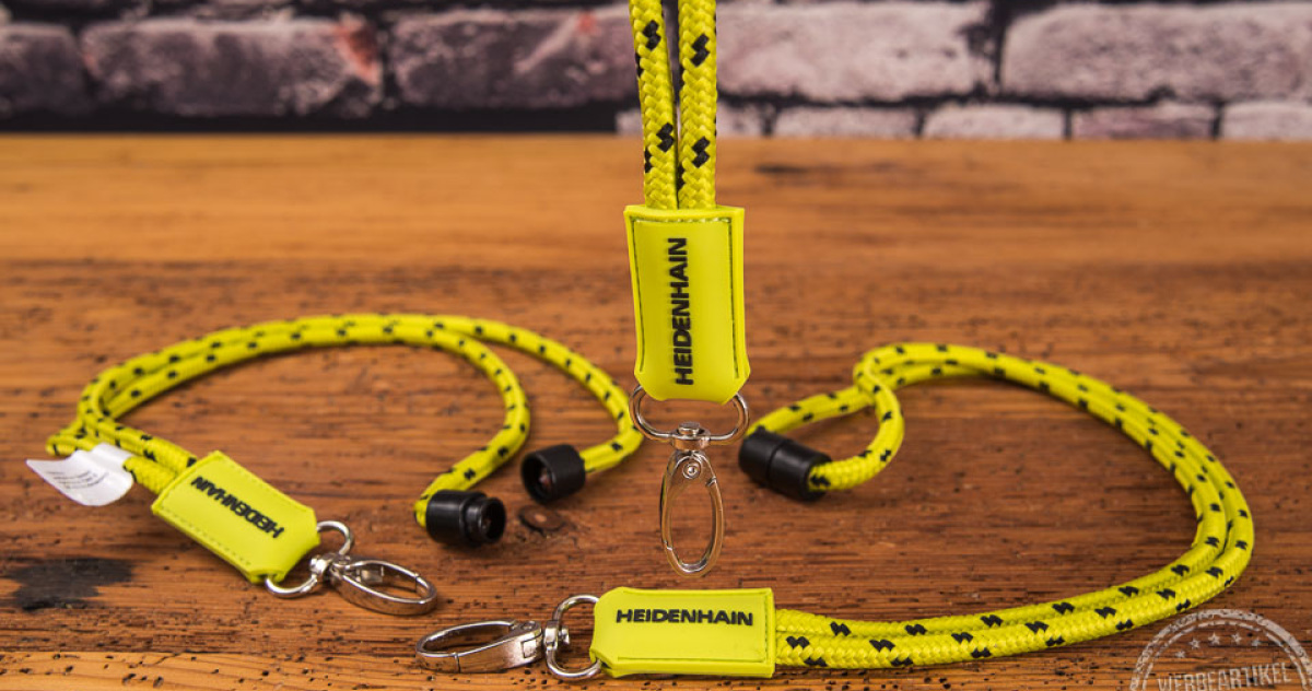 Kordelschl&uuml;sselband Heidenhain aus Kordelmaterial