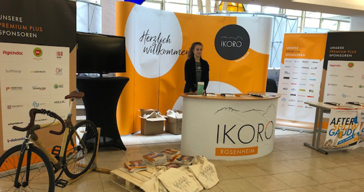 Messestand Ikoro Werbegeschenke