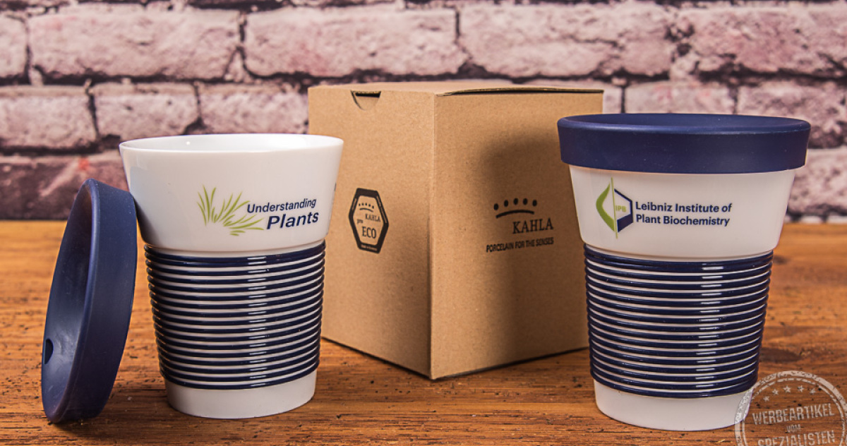 Cup it Kahla Porzellanbecher f&uuml;r Coffee to go mit Logodruck