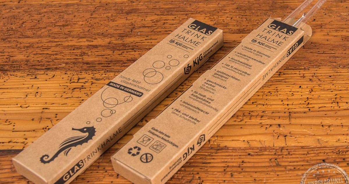 Glasstrohhalme f&uuml;r Firmen