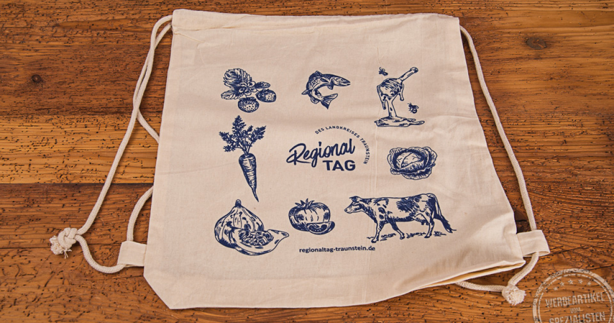 Baumwollbeutel mit Werbedruck