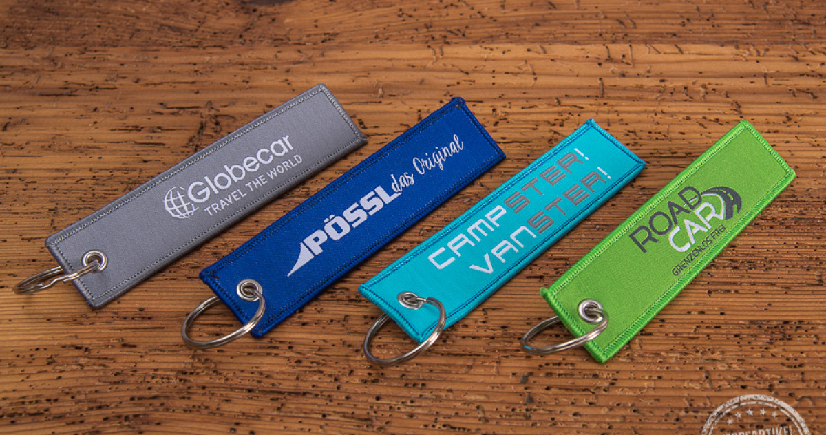 P&Ouml;SSL Schl&uuml;sselanh&auml;nger bestickt