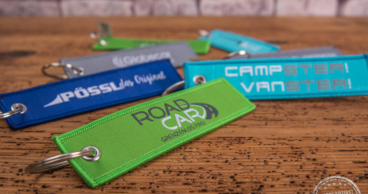 bedruckter Schl&uuml;sselanh&auml;nger