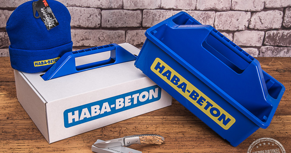 Werbegeschenke Haba Beton