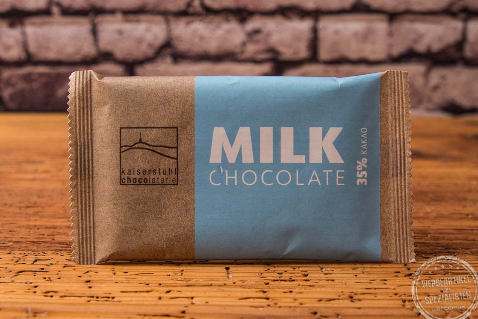 Vollmilchschokolade nachhaltig verpackt