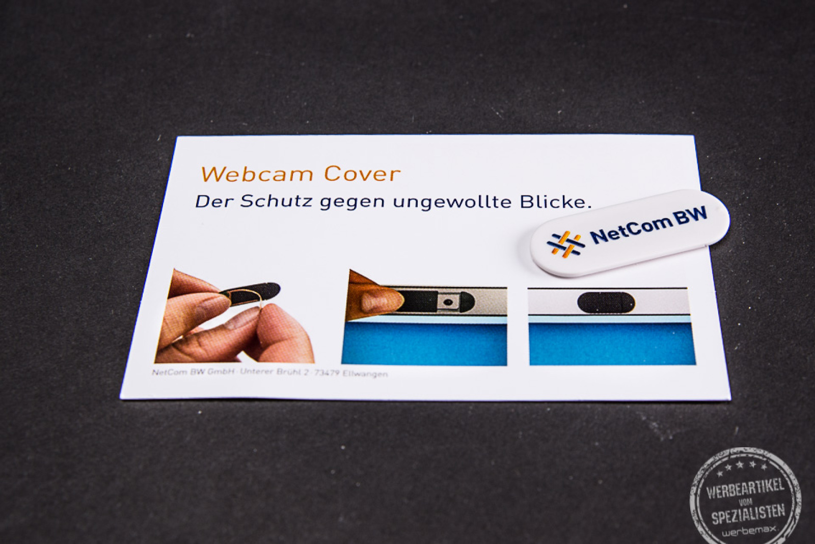 Webcam Cover Werbeartikel mit Logo 