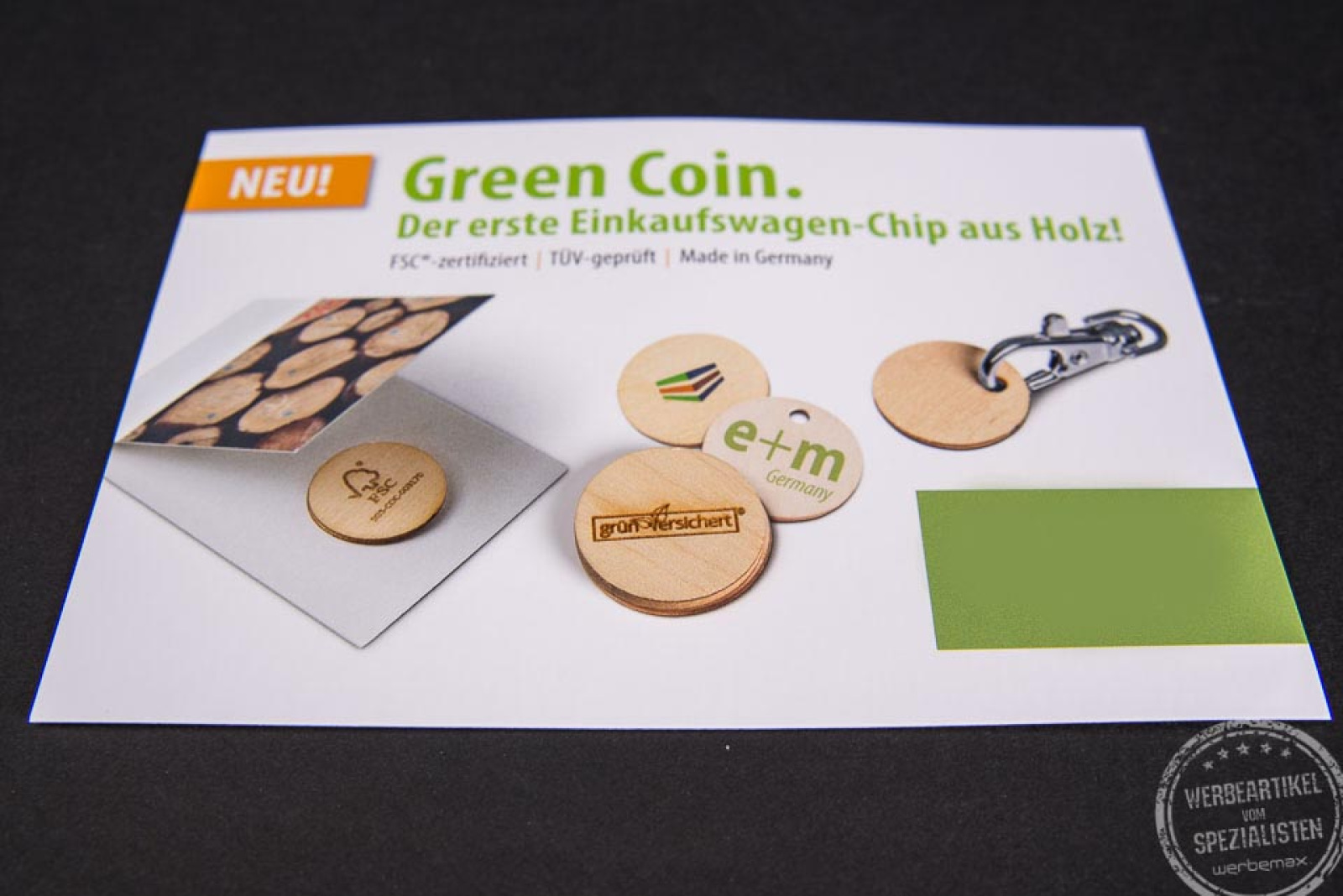 green coin werbeartikel
