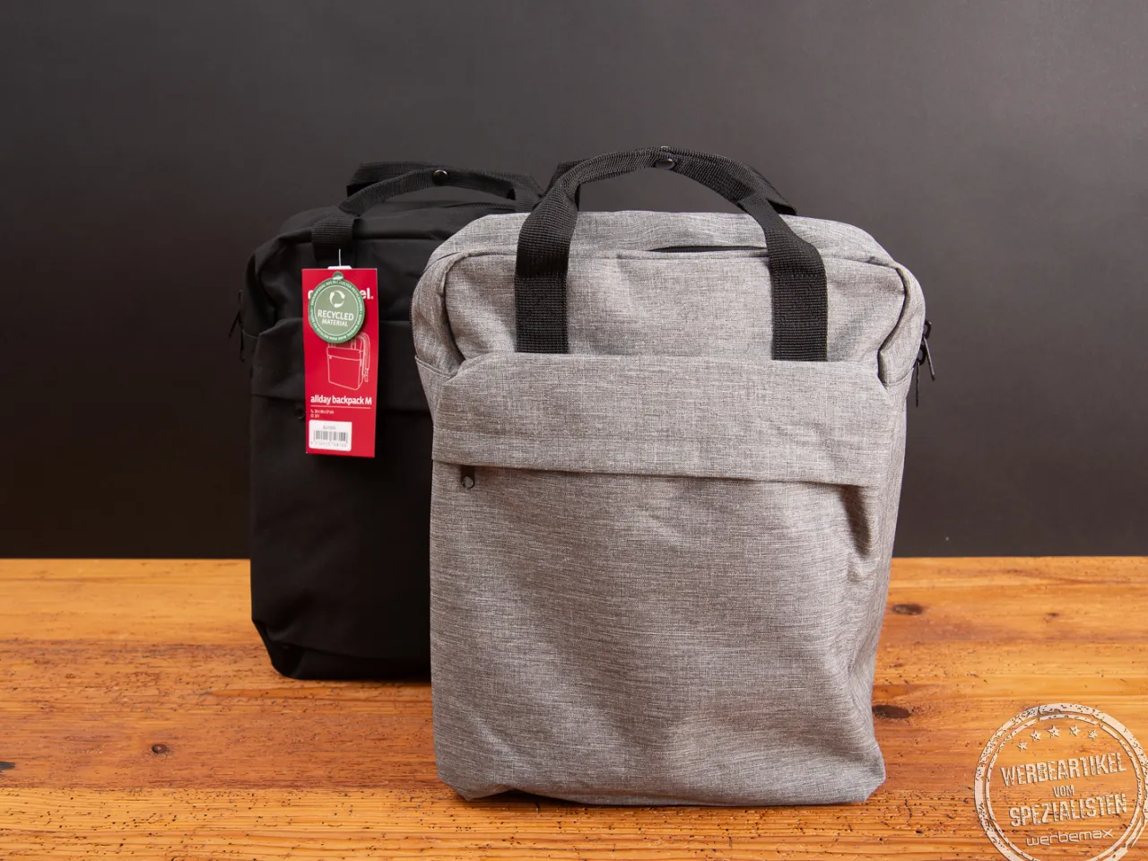 reisenthel allday rugzak M - veelzijdige rugzak voor dagelijks gebruik, reizen, winkelen of werk - waterafstotend, handbagage goedgekeurd, Sky Rose, 15