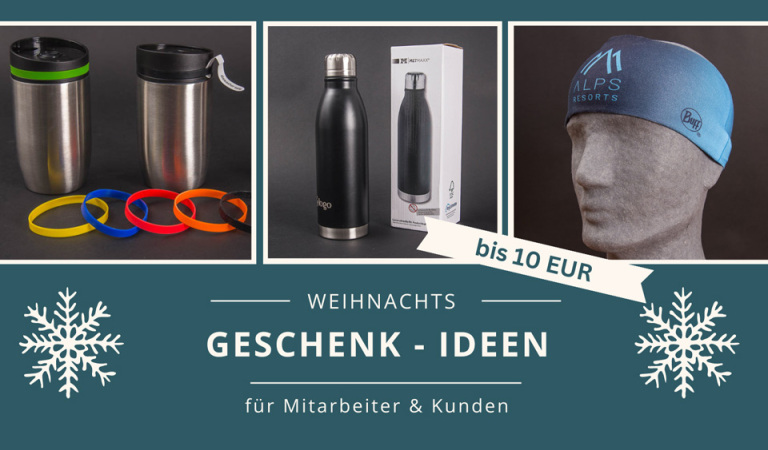 Titelbild Blogbeitrag Weihnachts Geschenk-Ideen bis 10 EUR.