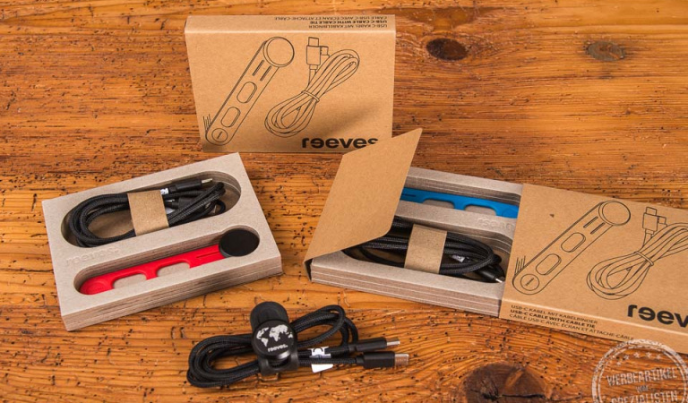 Kompaktes USB-C Ladekabel als Werbegeschenk mit individuellem Logo