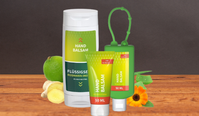 Handcreme in verschiedenen Größen als Werbegeschenk.