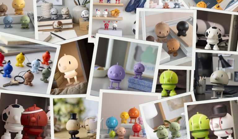 Hoptimist Wackelfiguren als Werbegeschenke in verschiedenen Ausf&uuml;hrungen.