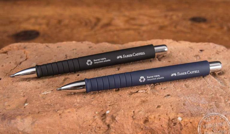 Kugelschreiber als Werbeartikel Poly Ball Recycling Faber-Castell