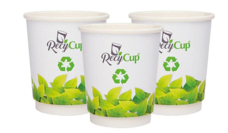 RecyCup Trinkbecher mit Werbedruck