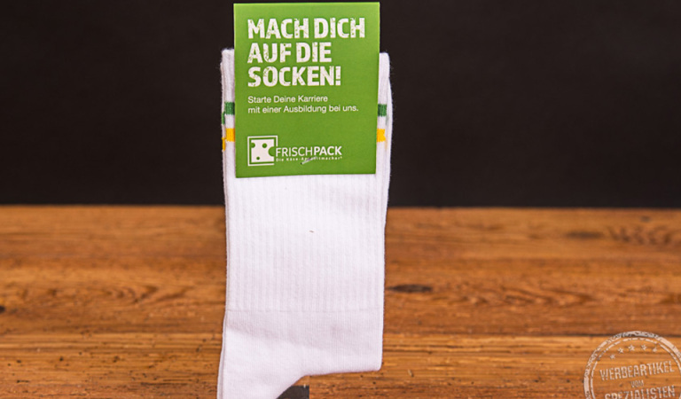 Tennis-Socken mit Logo Frischpack