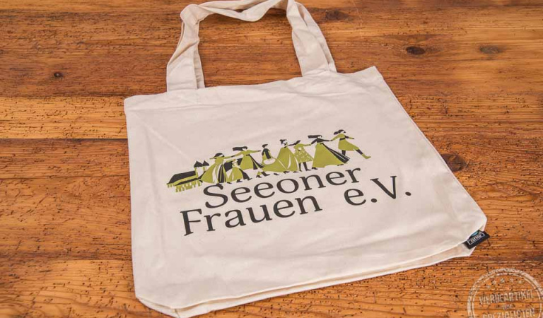 Baumwolltasche bedruckt mit Logo Seeoner Frauen