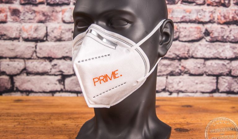 FFP2 Maske made in Germany mit logo