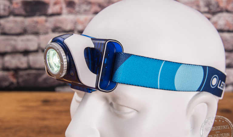 Stirnlampe LED Lenser mit Logo