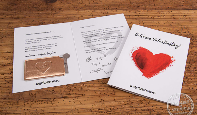 Valentinstagsgeschenk für Mitarbeiter