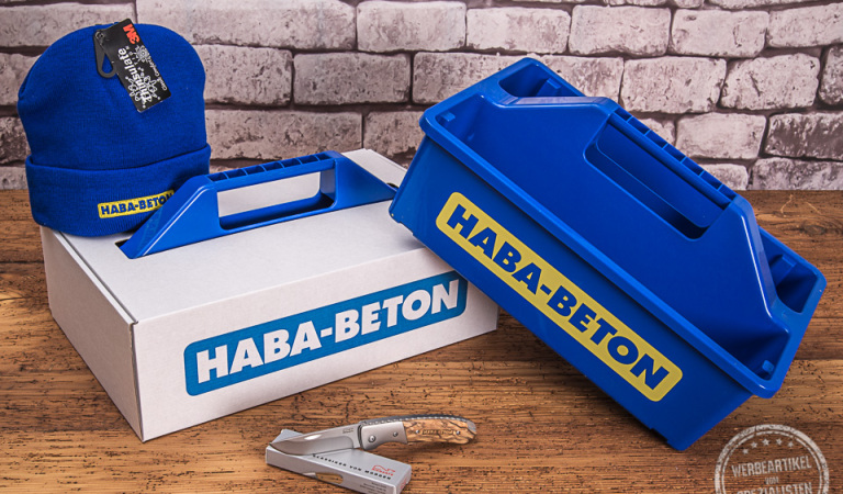 Werbegeschenke Haba Beton