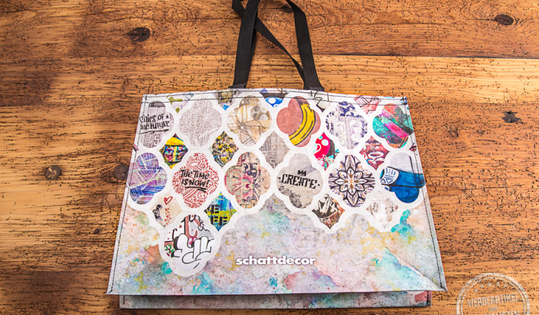 Schattdevor Tragetasche in tollem Design aus waschbarem Papier