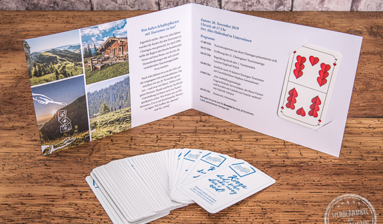 Spieldkarten Werbegeschenk