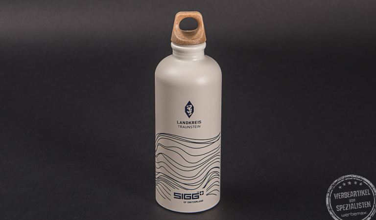 Sigg Trinkflasche mit Logo Druck als Werbeartikel