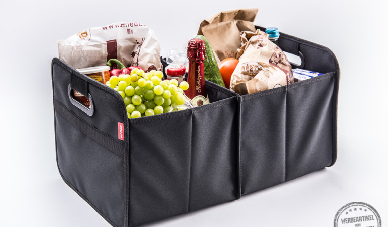 Faltbare Stauraumbox von werbemax für das Auto