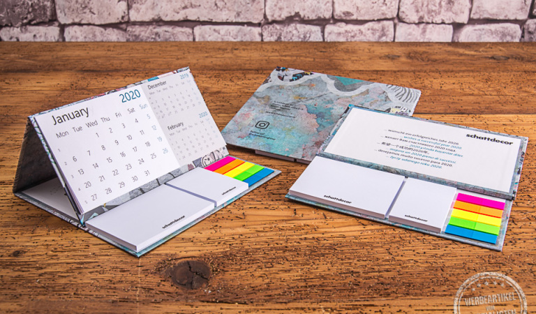 Tischkalender mit Postits