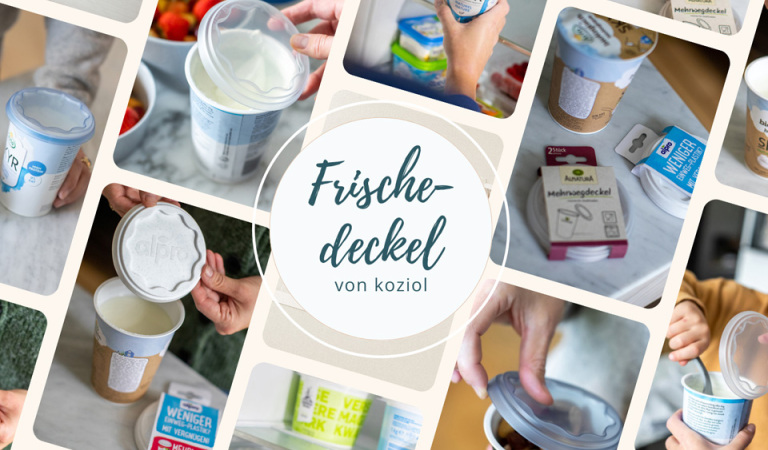 Deckel f&uuml;r Joghurtbecher von Koziol als Werbeartikel