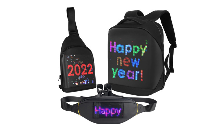 Smart LED Backpack Shoulder Bag