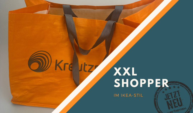 XXL Shopper Tasche im IKEA-Stil neu bei werbemax