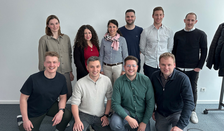 Team Young Professionals der Werbeartikel-Branche in Frankfurt Flughafen