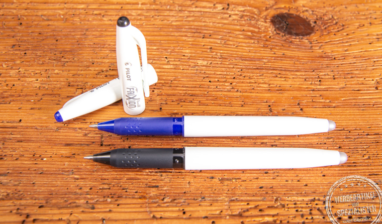 Tintenroller Frixion Ball in Wei&szlig;. Der innovative Kugelschreiber zum radieren jetzt auch f&uuml;r den Logodruck im Werbemittelmarkt erh&auml;ltlich. Ihr Logo auf der Kappe oder dem Geh&auml;use. 