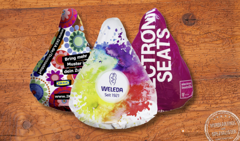 Sattelschoner vollflächig bedruckt als Werbeartikel.