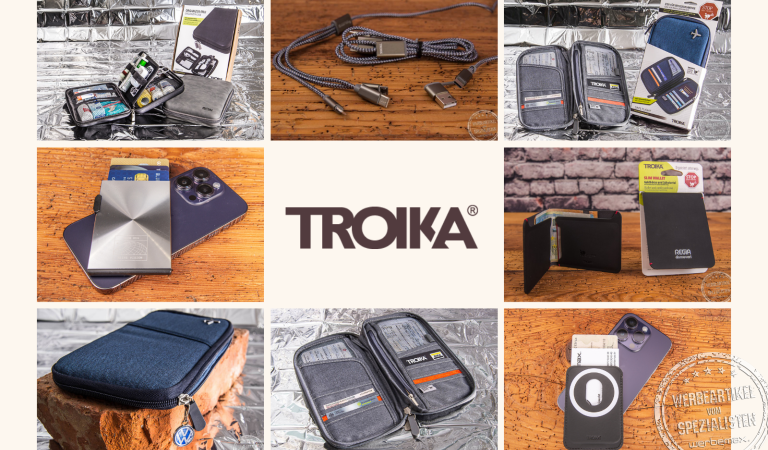 TROIKA Werbeartikel - mobile Lösungen mit Funktion und Design.