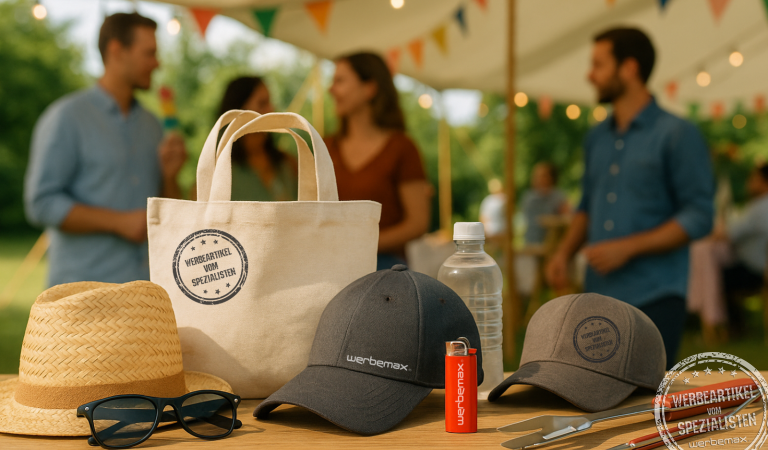 Werbeartikel für das Mitarbeiterfest.