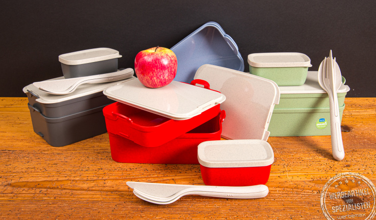Koziol Stakk Bentobox Lunchbox &ndash; nachhaltiges Werbegeschenk mit Mehrwert.