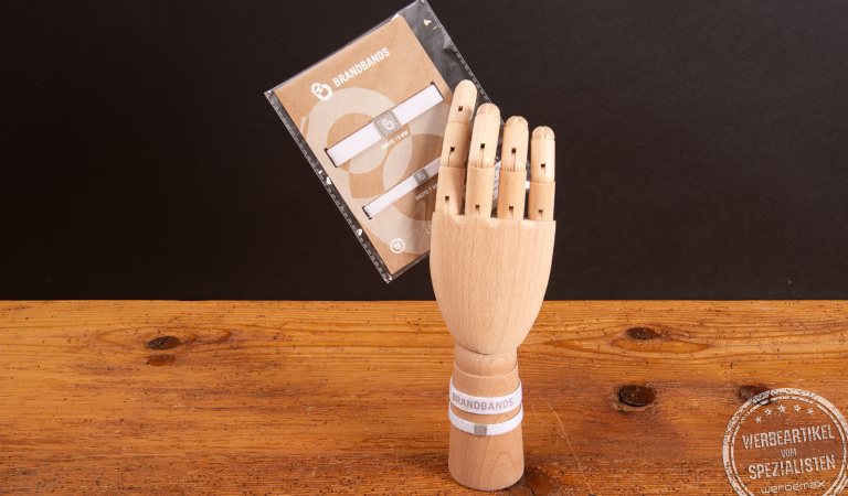 Einlassb&auml;ndchen BRANDBANDS aus rPET als nachhaltiges Festival Armband zum Bedrucken f&uuml;r Event und Merchandise