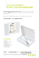 Clack-Geschenkbox Set mit Clack und Eierbechern