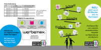 EINFACH BECHER Produktflyer Modellübersicht