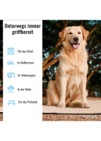 Hundematte mit Logo Produktflyer