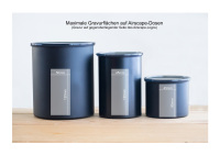 Gravurfl&auml;chen Airscape Kaffeedosen