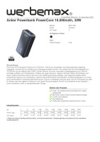Produktdatenblatt Anker 10.000 mAH Powerbank