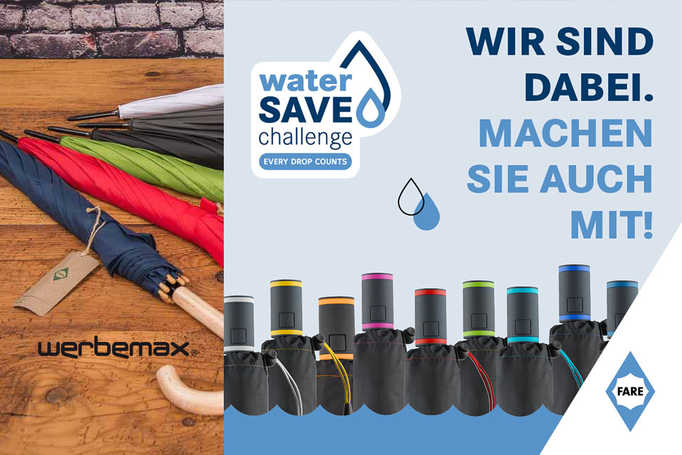 Fare Regenschirm Water Save Challenge 